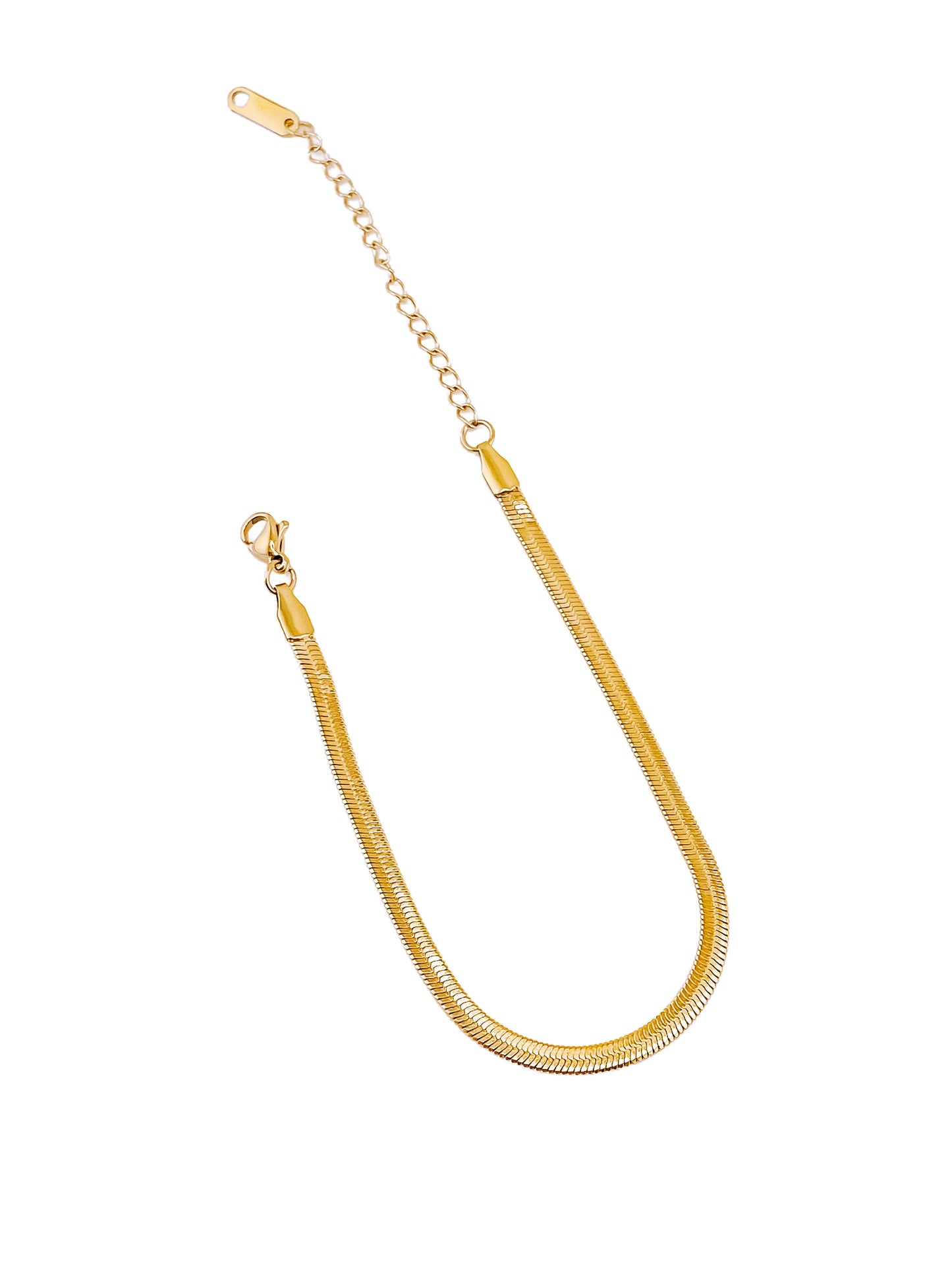 Gold Herringbone