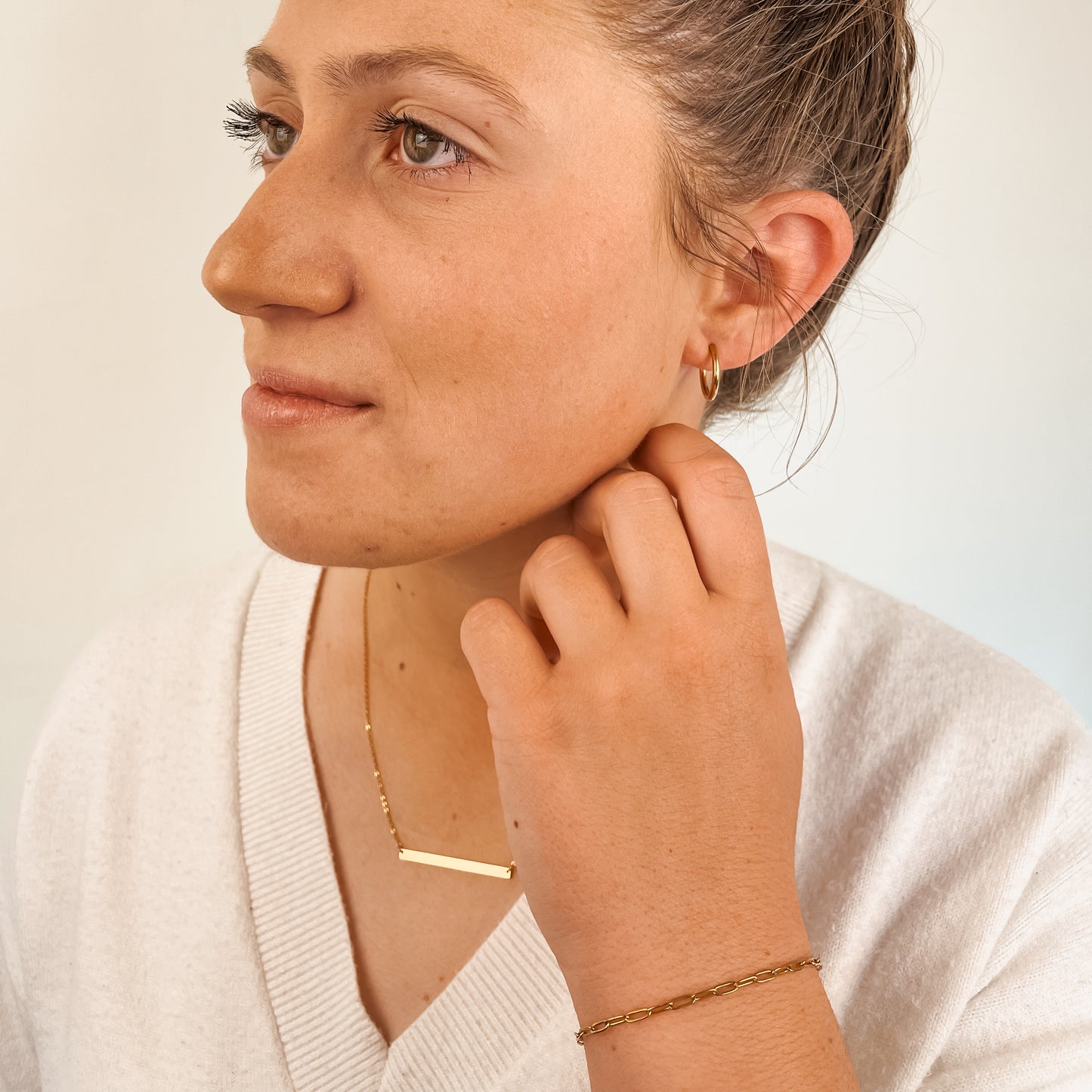 The Luxe Stack — Necklace, Bracelet & Earrings Set